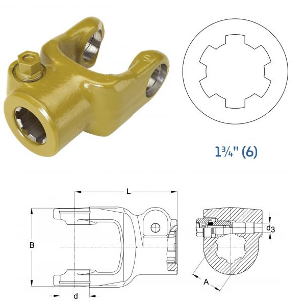 VILICA PRIKLJUČNA W2700 1 3/4 Z6 AGCC