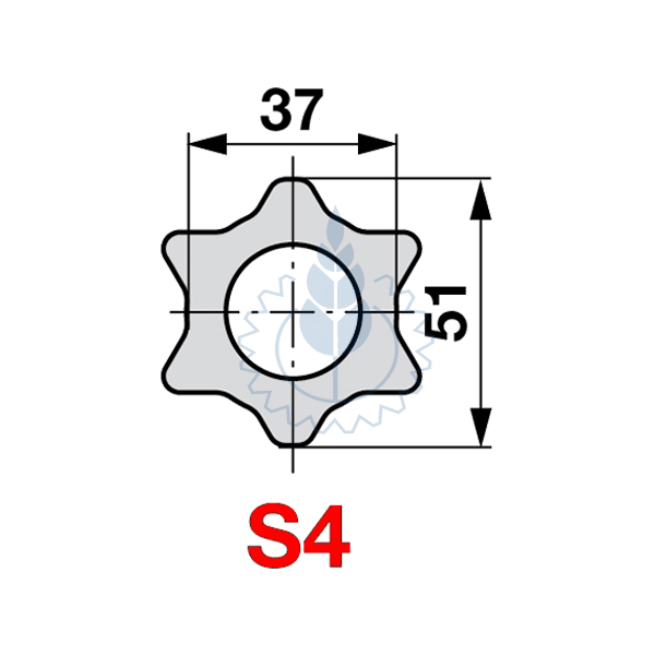 CIJEV KARDANA S4 ZVIJEZDA FI 37