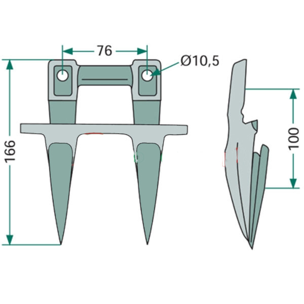 DUPLI PRST DEUTZ FAHR KOMBAJNA