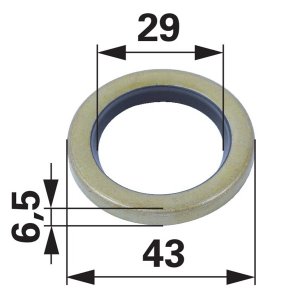 SEMERING MOTORA B&S 29X43X6.5