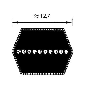 REMEN KOSILICE 12.7x2214 La ŠESTEROKUTNI